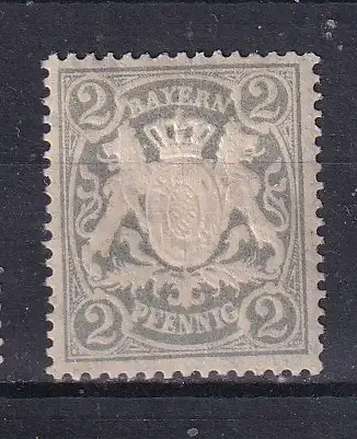 Altdeutschland Bayern  Nr 65 Falz / Gummimängel / *