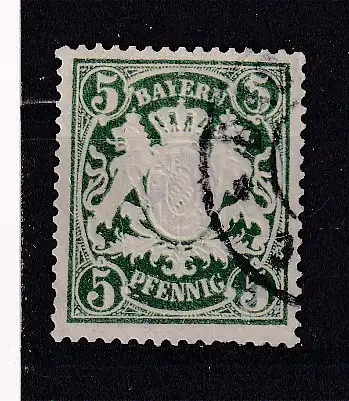 Altdeutschland Bayern  Nr 61 Gestempelt (Posten)