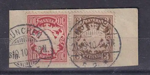 Altdeutschland Bayern  Nr 61 Gestempelt (Posten)