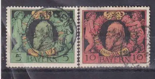 Altdeutschland Bayern  Nr 92/93 Gestempelt (Posten)