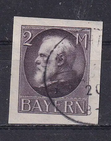 Altdeutschland Bayern  Nr 105 B Gestempelt (Posten)