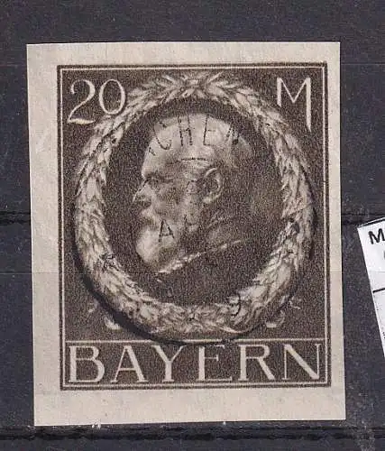 Altdeutschland Bayern  Nr 109 B Gestempelt (Posten)