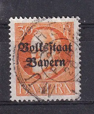Altdeutschland Bayern  Nr 123 Gestempelt (Posten)