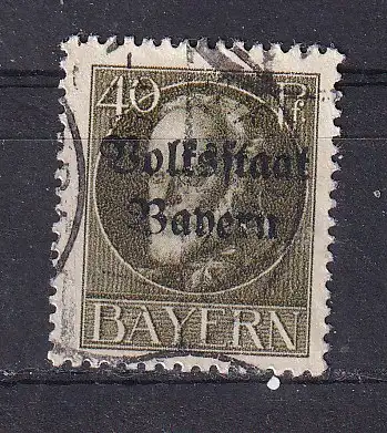 Altdeutschland Bayern  Nr 124 Gestempelt (Posten)
