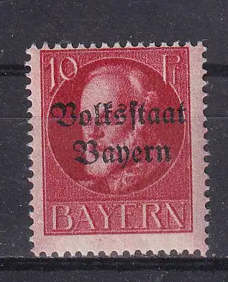 Altdeutschland Bayern  Nr 119 Falz / Gummimängel / *