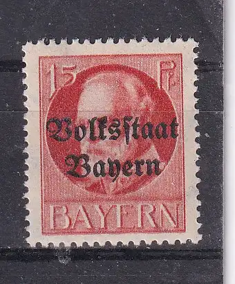 Altdeutschland Bayern  Nr 120 Falz / Gummimängel / *