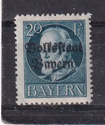 Altdeutschland Bayern  Nr 121 Falz / Gummimängel / *