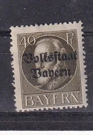 Altdeutschland Bayern  Nr 123 Falz / Gummimängel / *