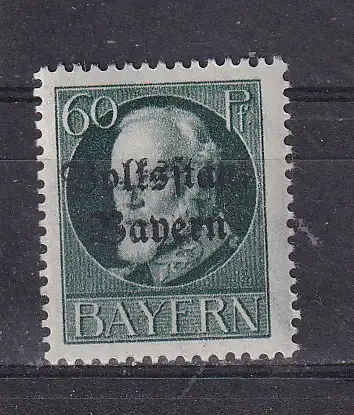 Altdeutschland Bayern  Nr 126 Falz / Gummimängel / *