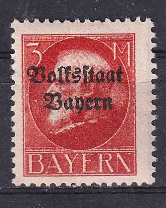Altdeutschland Bayern  Nr 130 Falz / Gummimängel / *