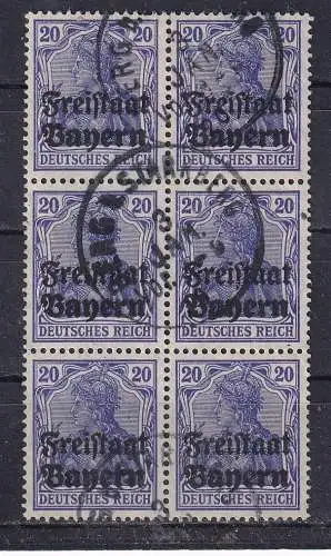 Altdeutschland Bayern  Nr 142 6.er Gestempelt (Posten)