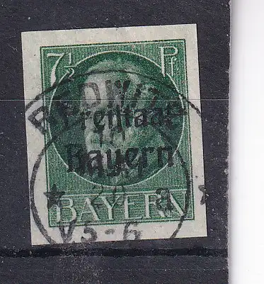 Altdeutschland Bayern  Nr 154 B Gestempelt (Posten)