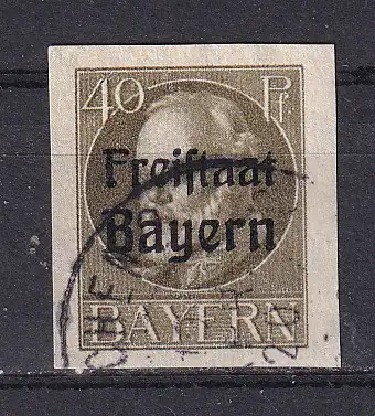 Altdeutschland Bayern  Nr 160 B Gestempelt (Posten)