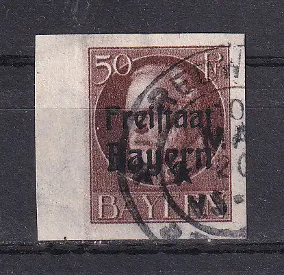 Altdeutschland Bayern  Nr 161 B Gestempelt (Posten)