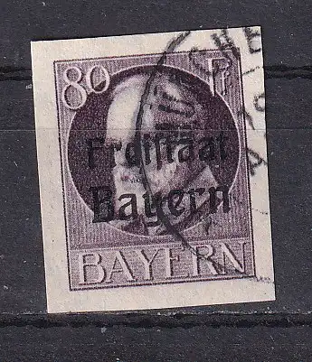 Altdeutschland Bayern  Nr 164 B Gestempelt (Posten)