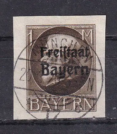 Altdeutschland Bayern  Nr 165 B Gestempelt (Posten)