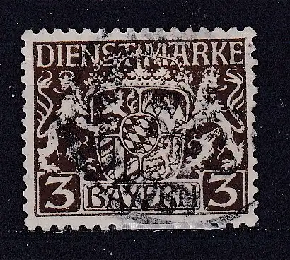 Altdeutschland Bayern Dienstmarken  Nr 16 Gestempelt (Posten)
