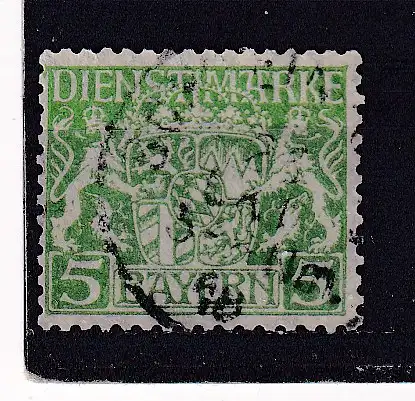 Altdeutschland Bayern Dienstmarken  Nr 17 Gestempelt (Posten)