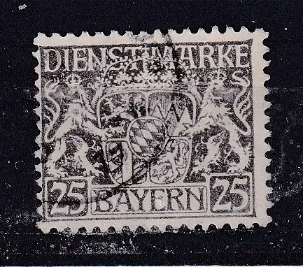 Altdeutschland Bayern Dienstmarken  Nr 16 Gestempelt (Posten)