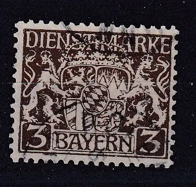 Altdeutschland Bayern Dienstmarken  Nr 16 Gestempelt (Posten)