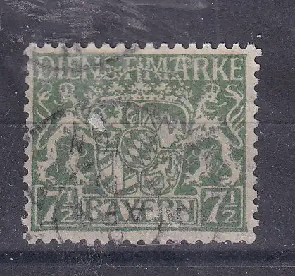 Altdeutschland Bayern Dienstmarken  Nr 18 Gestempelt (Posten)
