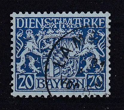 Altdeutschland Bayern Dienstmarken  Nr 20 Gestempelt (Posten)