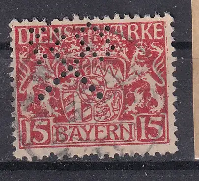 Altdeutschland Bayern Dienstmarken  Nr 27 Gestempelt (Posten)
