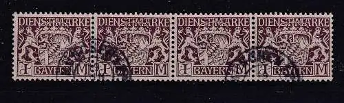 Altdeutschland Bayern Dienstmarken  Nr 24 Gestempelt (Posten)