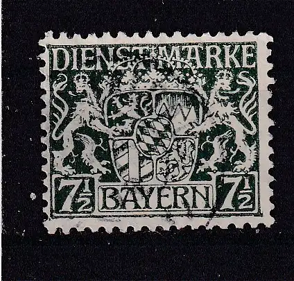 Altdeutschland Bayern Dienstmarken  Nr 25 Gestempelt (Posten)