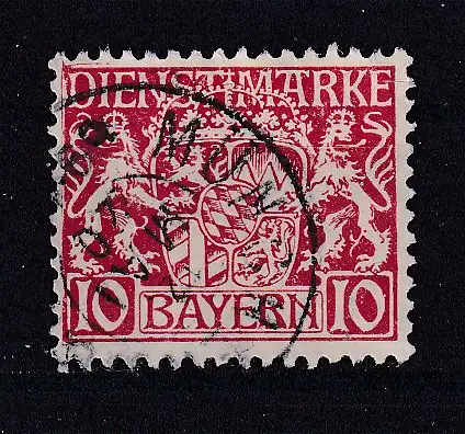 Altdeutschland Bayern Dienstmarken  Nr 26 Gestempelt (Posten)