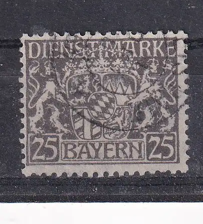Altdeutschland Bayern Dienstmarken  Nr 21 Gestempelt (Posten)