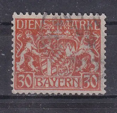 Altdeutschland Bayern Dienstmarken  Nr 22 Gestempelt (Posten)