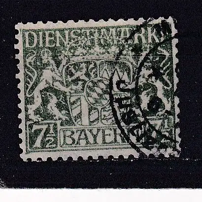 Altdeutschland Bayern Dienstmarken  Nr 23 Gestempelt (Posten)