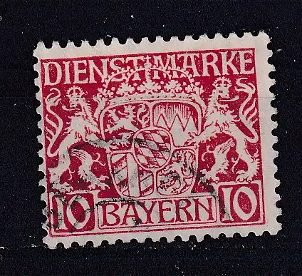 Altdeutschland Bayern Dienstmarken  Nr 26 Gestempelt (Posten)