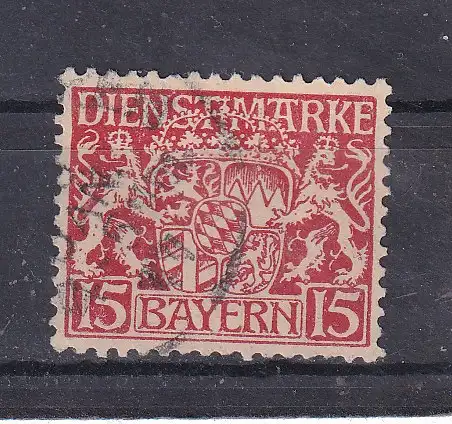 Altdeutschland Bayern Dienstmarken  Nr 27 Gestempelt (Posten)