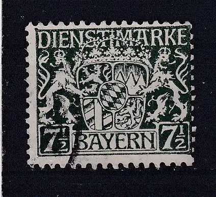 Altdeutschland Bayern Dienstmarken  Nr 18 Gestempelt (Posten)