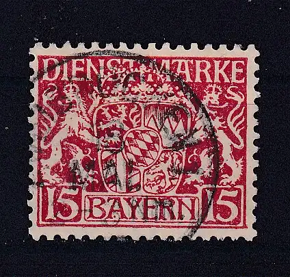 Altdeutschland Bayern Dienstmarken  Nr 19 Gestempelt (Posten)