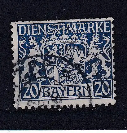 Altdeutschland Bayern Dienstmarken  Nr 28 Gestempelt (Posten)