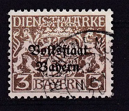 Altdeutschland Bayern Dienstmarken  Nr 30 Gestempelt (Posten)