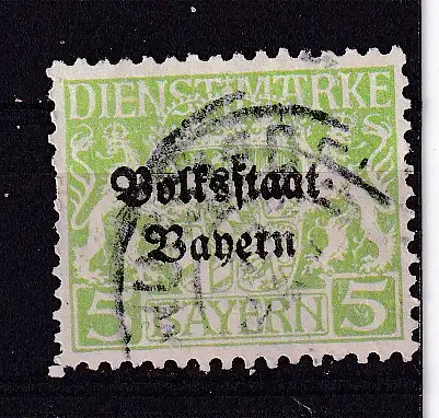 Altdeutschland Bayern Dienstmarken  Nr 31 Gestempelt (Posten)