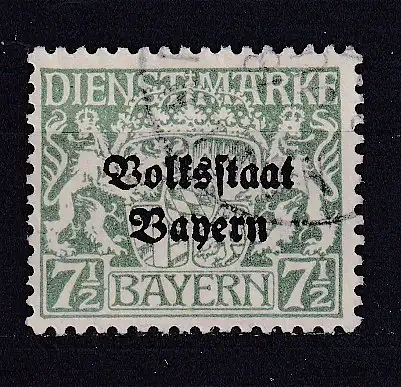 Altdeutschland Bayern Dienstmarken  Nr 32 Gestempelt (Posten)