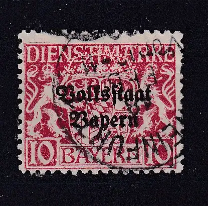 Altdeutschland Bayern Dienstmarken  Nr 33 Gestempelt (Posten)