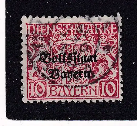 Altdeutschland Bayern Dienstmarken  Nr 33 Gestempelt (Posten)