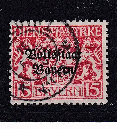 Altdeutschland Bayern Dienstmarken  Nr 33 Gestempelt (Posten)