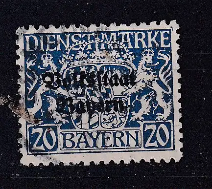 Altdeutschland Bayern Dienstmarken  Nr 33 Gestempelt (Posten)