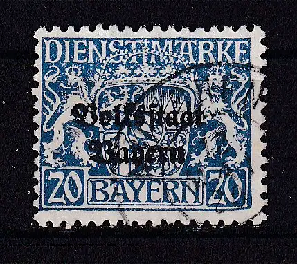 Altdeutschland Bayern Dienstmarken  Nr 35 Gestempelt (Posten)