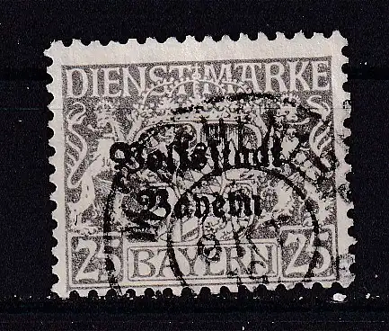 Altdeutschland Bayern Dienstmarken  Nr 36 Gestempelt (Posten)