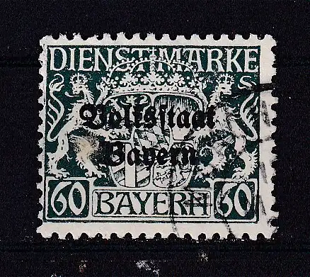 Altdeutschland Bayern Dienstmarken  Nr 40 Gestempelt (Posten)