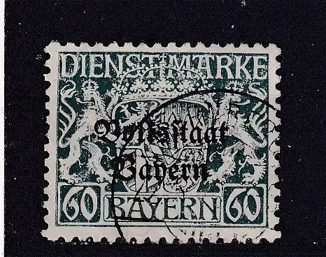 Altdeutschland Bayern Dienstmarken  Nr 40 Gestempelt (Posten)