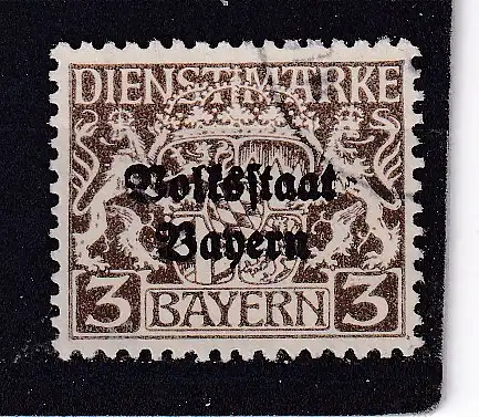 Altdeutschland Bayern Dienstmarken  Nr 30 Gestempelt (Posten)